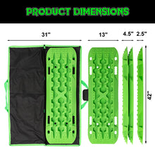 Rhino USA Rhino Usa Recovery Traction Boards - Green (Pair) - TRACBOARDS-GRN