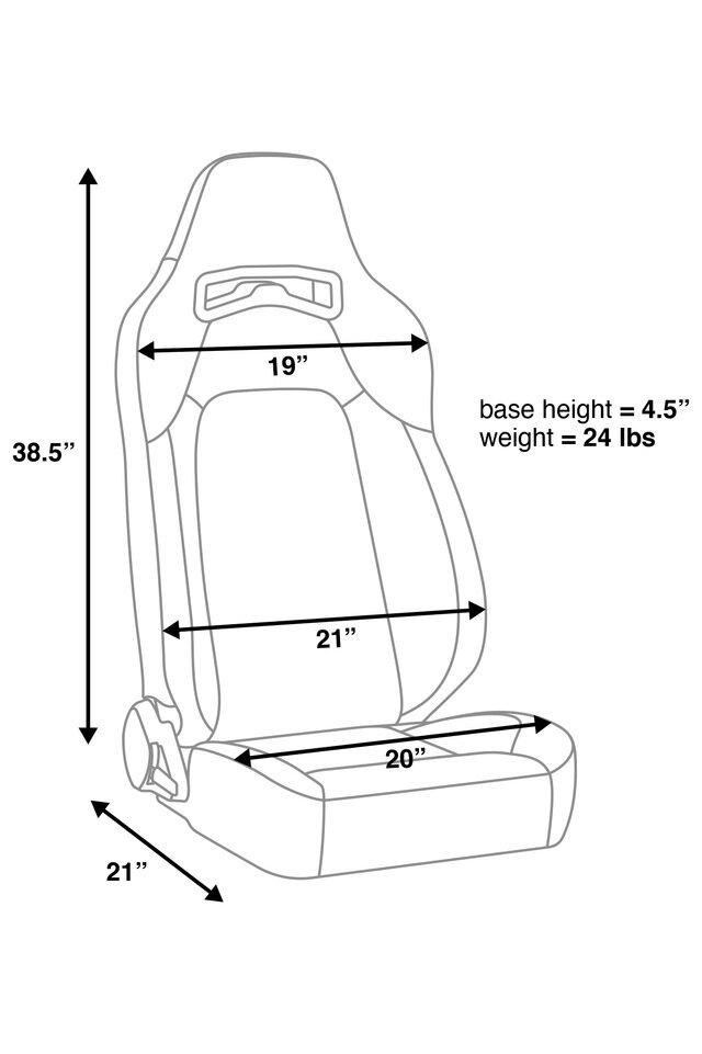 Corbeau TrailCat Reclining Race Seat (Pair)