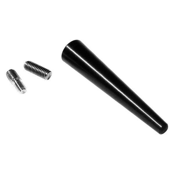 Torque Solution Black Billet Short Antenna: Audi / Volkswagen - TS-BA-BL15