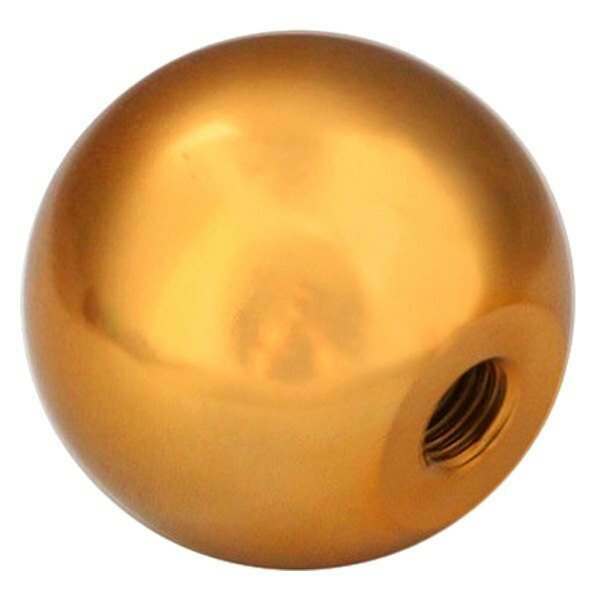 Torque Solution Billet Shift Knob (Gold): Universal 10x1.5 - TS-BSK-002GD