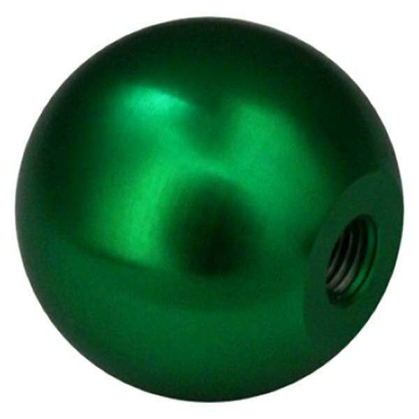 Torque Solution Billet Shift Knob (Green): Universal 10x1.5 - TS-BSK-002GR