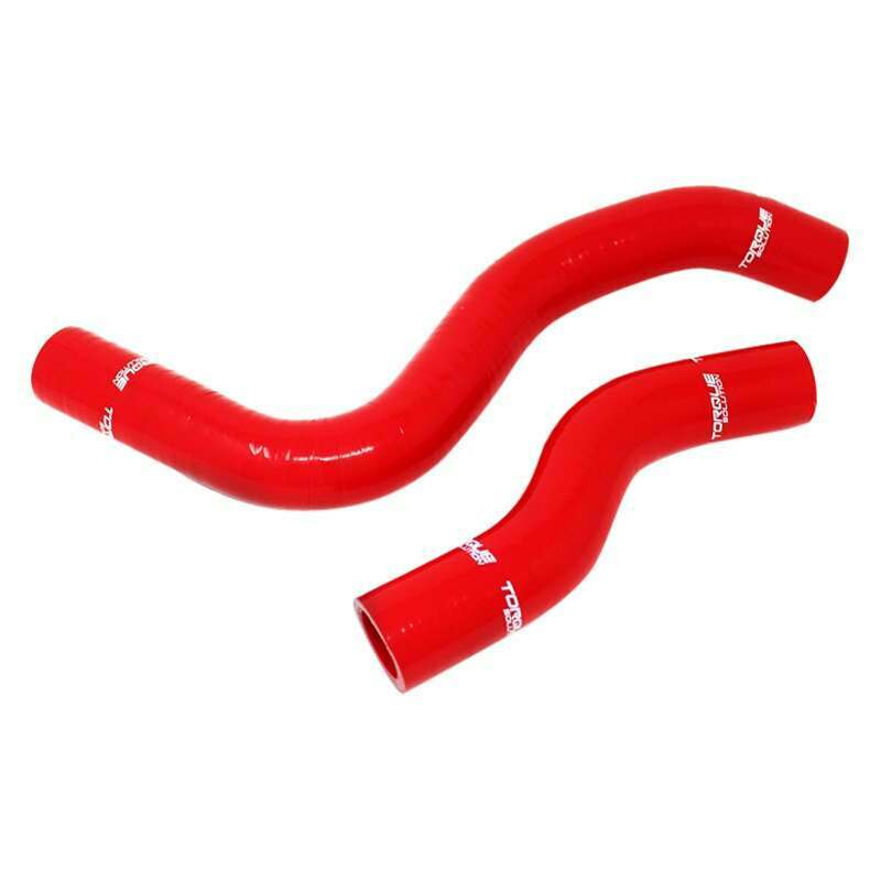 Torque Solution Silicone Radiator Hose Kit (Red): Honda Civic Type-R 2017+ - TS-CH-461RD