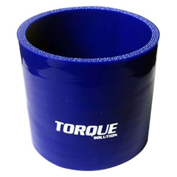 Torque Solution Straight Silicone Coupler: 3" Blue Universal - TS-CPLR-S3BL