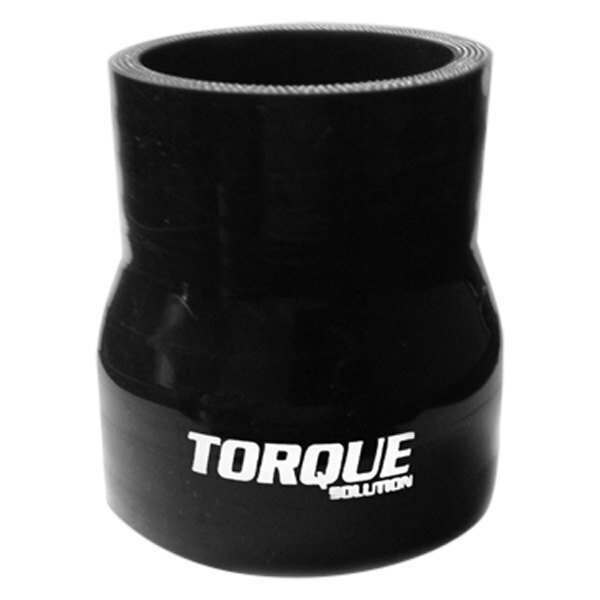 Torque Solution Transition Silicone Coupler: 2" to 2.5" Black Universal - TS-CPLR-T225BK