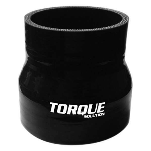 Torque Solution Transition Silicone Coupler: 2.5" to 3" Black Universal - TS-CPLR-T253BK