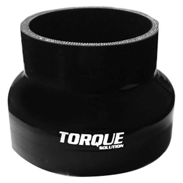 Torque Solution Transition Silicone Coupler: 3" to 4" Black Universal - TS-CPLR-T34BK