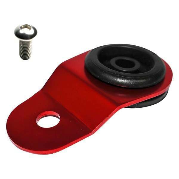 Torque Solution Radiator Mount w/ Insert (Red) : Mitsubishi Evolution 7/8/9 - TS-EV-008i