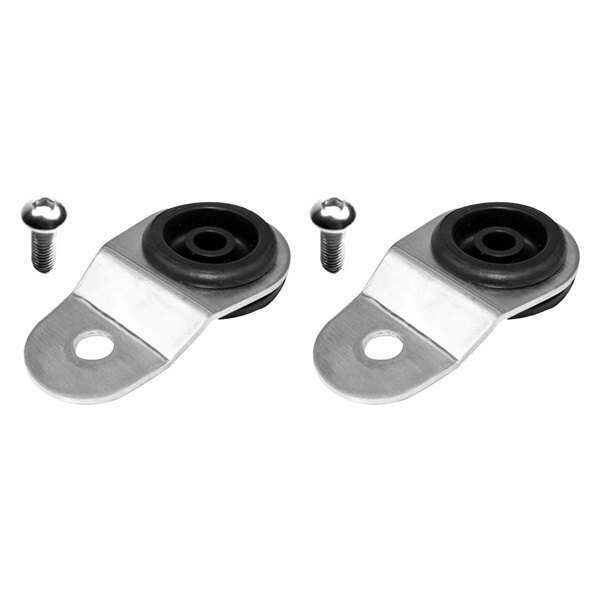 Torque Solution Radiator Mount Combo w/ Inserts (Silver) : Mitsubishi Evolution 7/8/9 - TS-EV-010ic