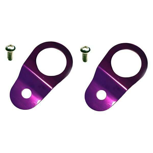Torque Solution Radiator Mount Combo w/ Inserts (Purple) : Mitsubishi Evolution 7/8/9 - TS-EV-013ic