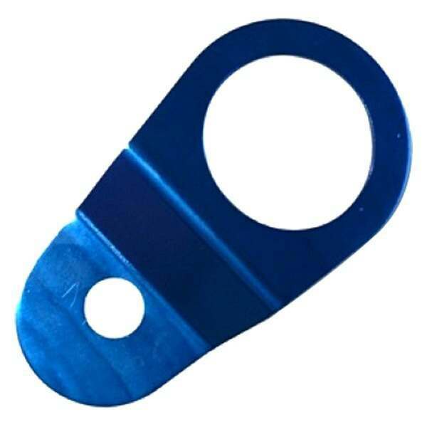 Torque Solution Radiator Mount w/ Insert (Blue) : Mitsubishi Evolution 7/8/9 - TS-EV-014i