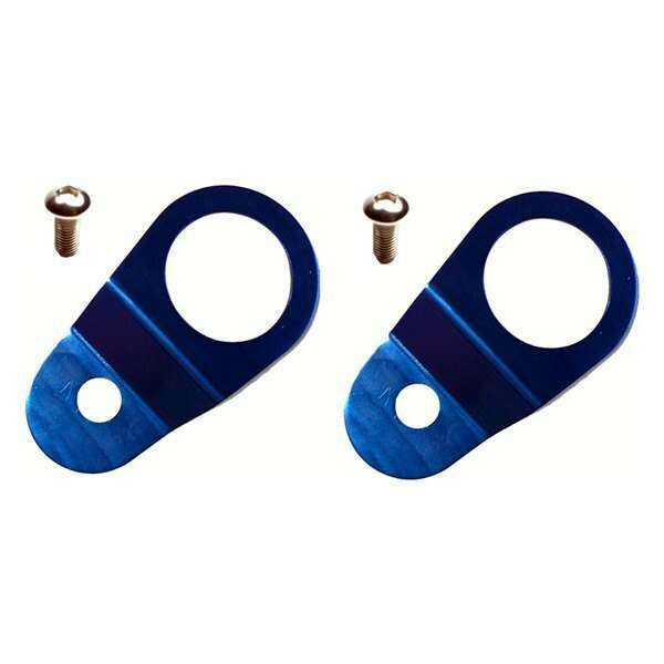 Torque Solution Radiator Mount Combo w/ Inserts (Blue) : Mitsubishi Evolution 7/8/9 - TS-EV-014ic