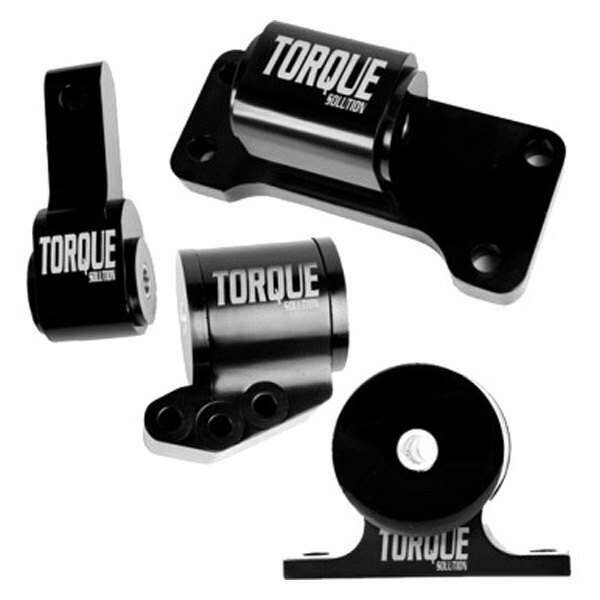 Torque Solution Billet Aluminum 4 Piece Full Engine Mount Kit: Mitsubishi Evolution VII-IX 2001-2006 - TS-EV-1235