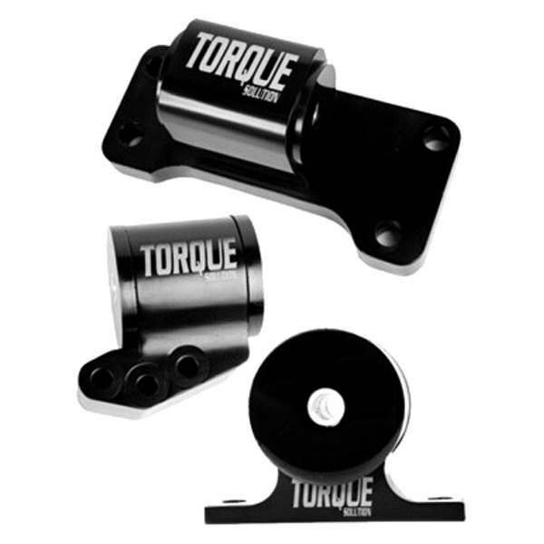 Torque Solution Billet aluminum 3 piece Engine Mount kit: Mitsubishi Evolution VII-IX 2001-2006 - TS-EV-125