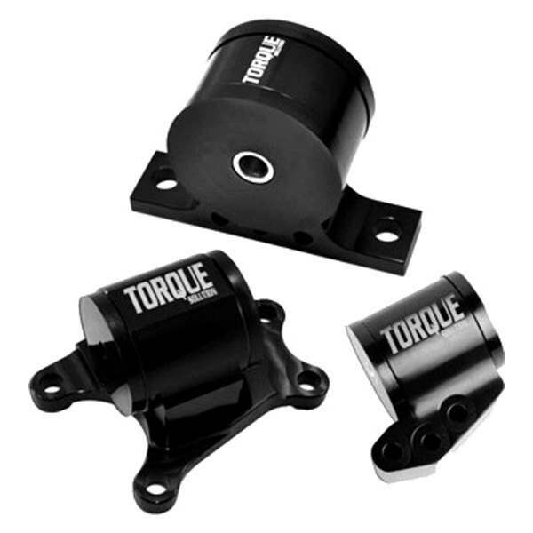 Torque Solution Billet aluminum 3 piece Engine Mount kit: Mitsubishi Evolution VII-IX 2001-2006 - TS-EV-126