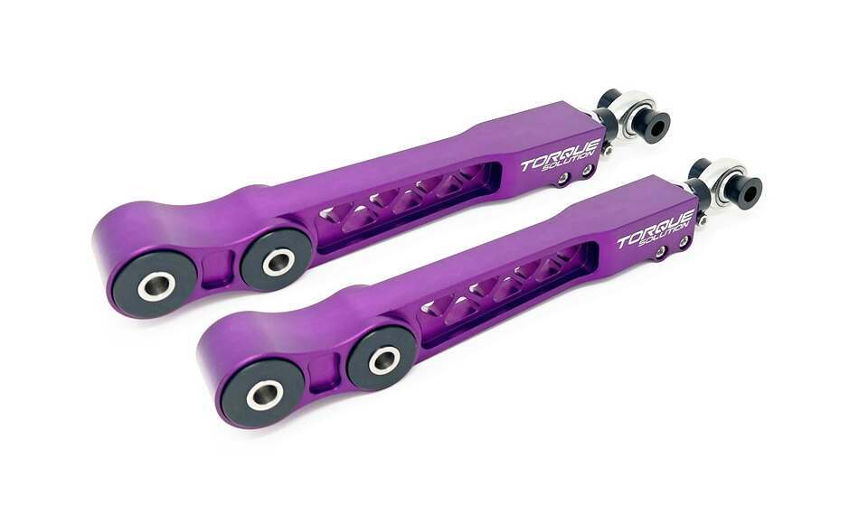 Torque Solution Adjustable Rear Control Arms (Purple): Mitsubishi Evolution 7/8/9 - TS-EV-650PR