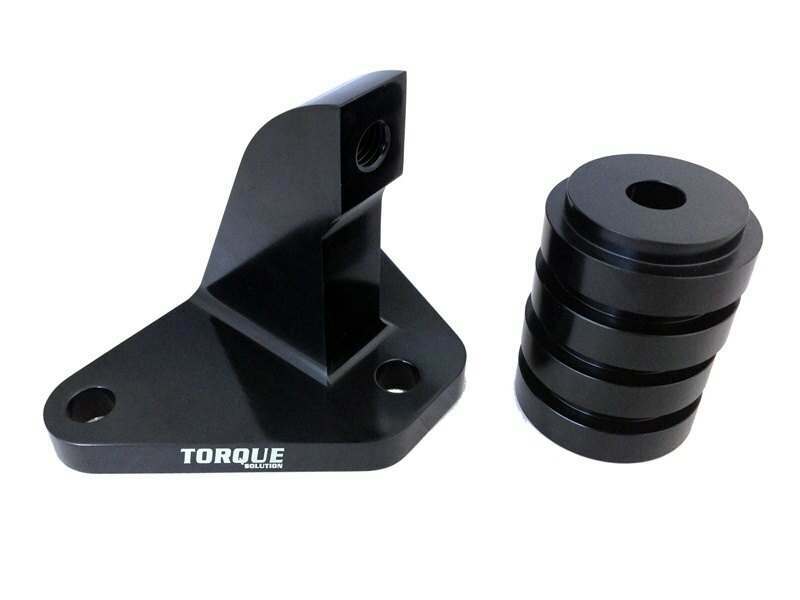Torque Solution Mustache Bar Eliminator w/ Solid Bushings: Mitsubishi Evo 7/8/9 2001-2006 - TS-EV8-004