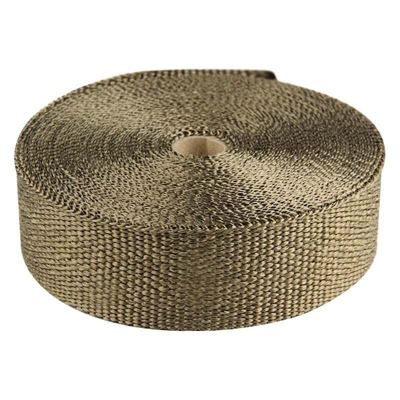 Torque Solution Exhaust Wrap (Volcanic Rock): Universal 2" x 25' - TS-EW-2x25L