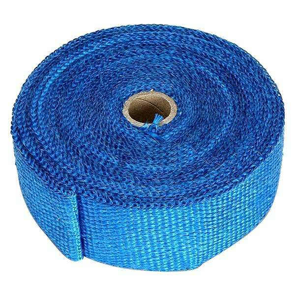 Torque Solution Fiberglass Exhaust Wrap (Blue): Universal 2" x 50' - TS-EW-2x50BU