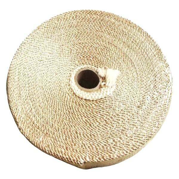 Torque Solution Fiberglass Exhaust Wrap (Tan): Universal 2" x 50' - TS-EW-2x50T