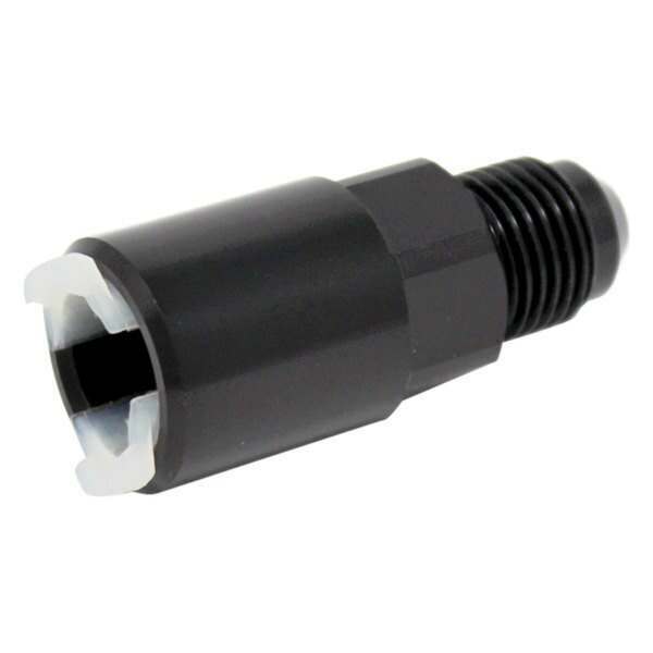 Torque Solution Push On Quick Disconnect Adapter Fitting: 5/16" SAE to -8AN Male Flare - TS-FTG-010