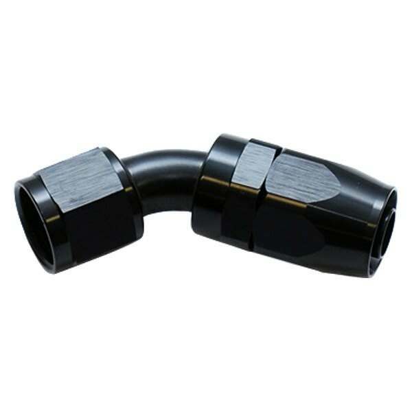 Torque Solution Rubber Hose Fitting: -6AN 45 Degree - TS-FTG-45D6AN