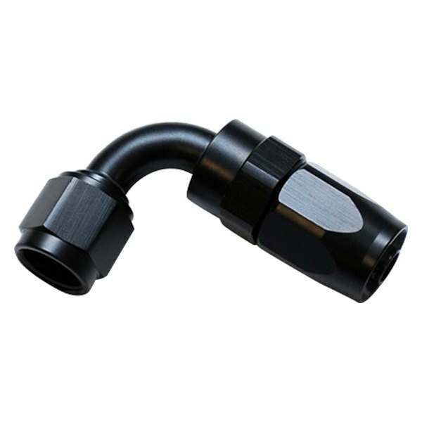 Torque Solution Rubber Hose Fitting: -10AN 90 Degree - TS-FTG-90D10AN