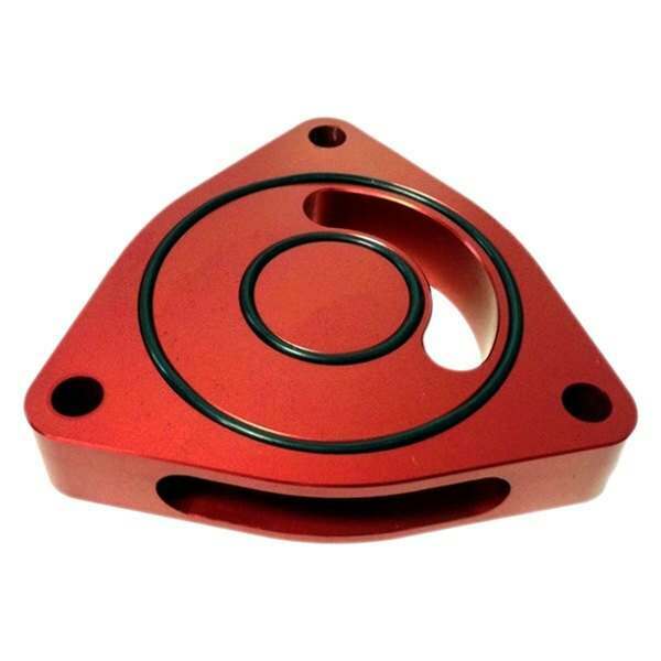Torque Solution Blow Off BOV Sound Plate (Red): Kia Optima 2.0T - TS-GEN-002R-2