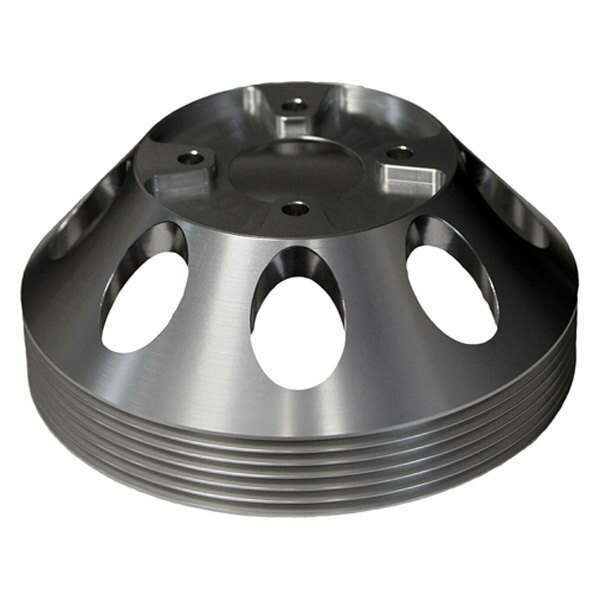 Torque Solution Lightweight Water Pump Pulley (Silver): Hyundai Genesis Coupe 3.8 2010+ - TS-GEN-003S