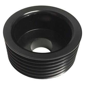 Torque Solution Lightweight Alternator Pulley (Black): Hyundai Genesis Coupe 3.8 2010+ - TS-GEN-004B