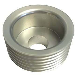 Torque Solution Lightweight Alternator Pulley (Silver): Hyundai Genesis Coupe 3.8 2010+ - TS-GEN-004S