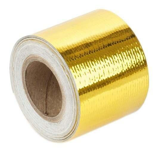 Torque Solution Gold Reflective Heat Tape: Universal 2" x 30' - TS-GT-2x30