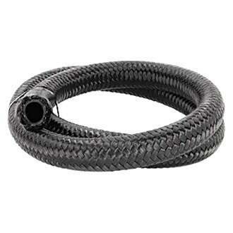 Torque Solution Nylon Braided Rubber Hose: -6AN 2ft (0.34" ID) - TS-RH-NR6-2