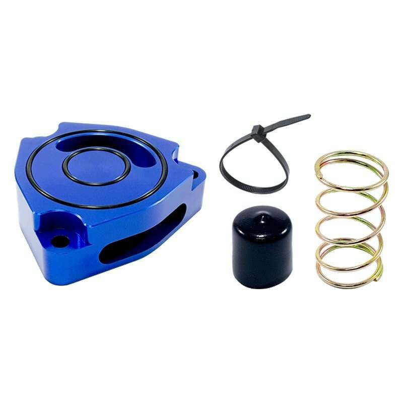 Torque Solution Blow Off BOV Sound Plate (Blue): Hyundai Veloster Turbo - TS-SP2-HVBU