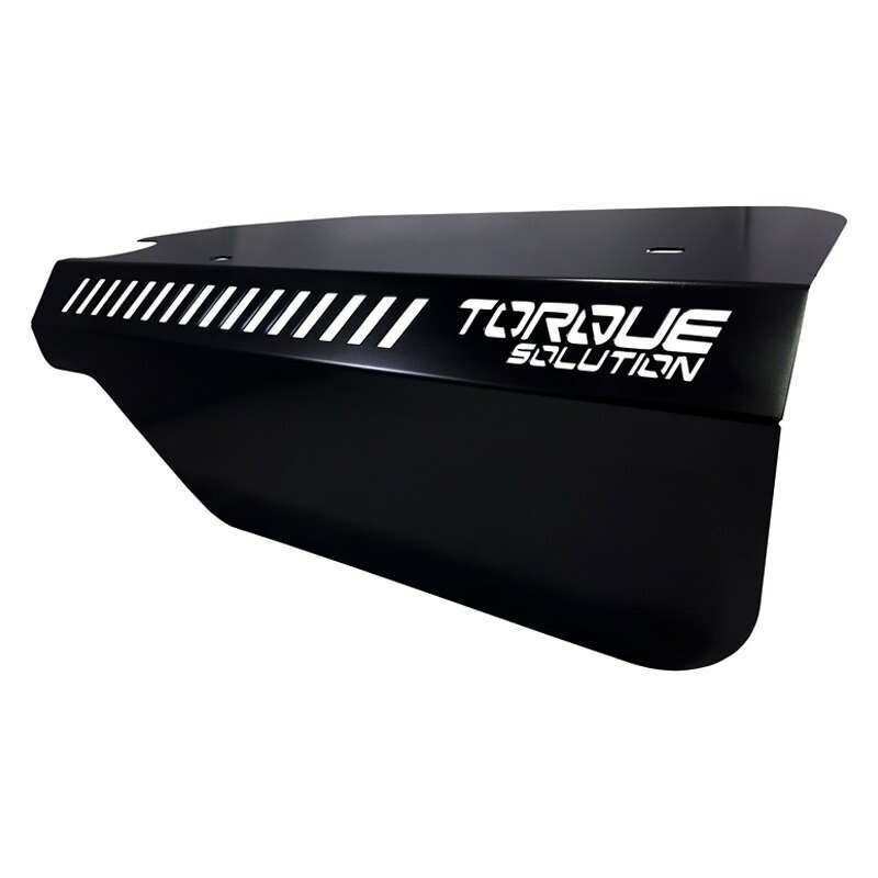 Torque Solution Engine Pulley Cover (Black): Subaru WRX 2015+ - TS-SU-289BK