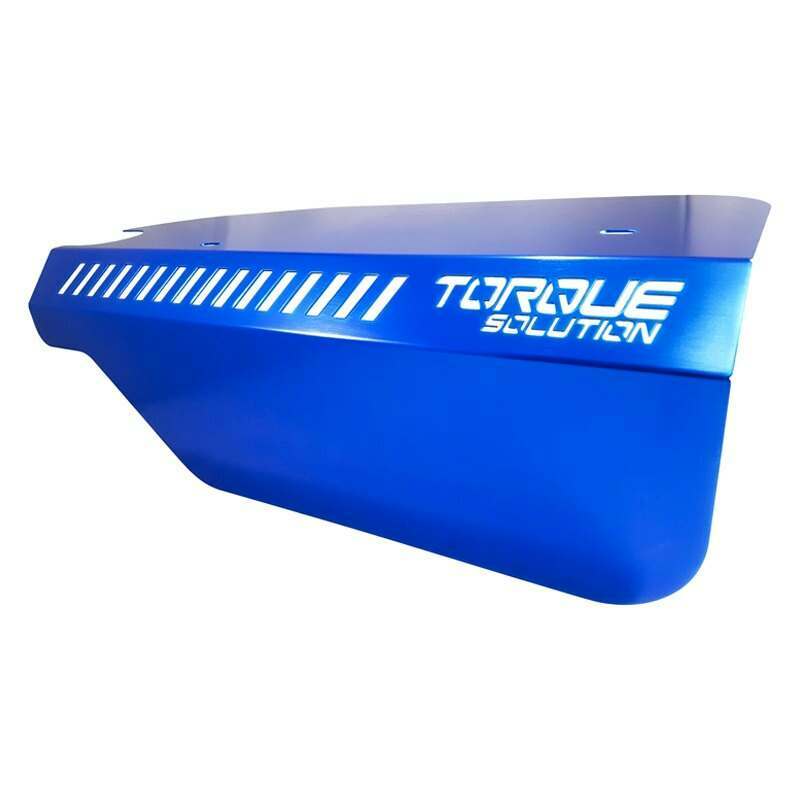 Torque Solution Engine Pulley Cover (Blue): Subaru WRX 2015+ - TS-SU-289BU