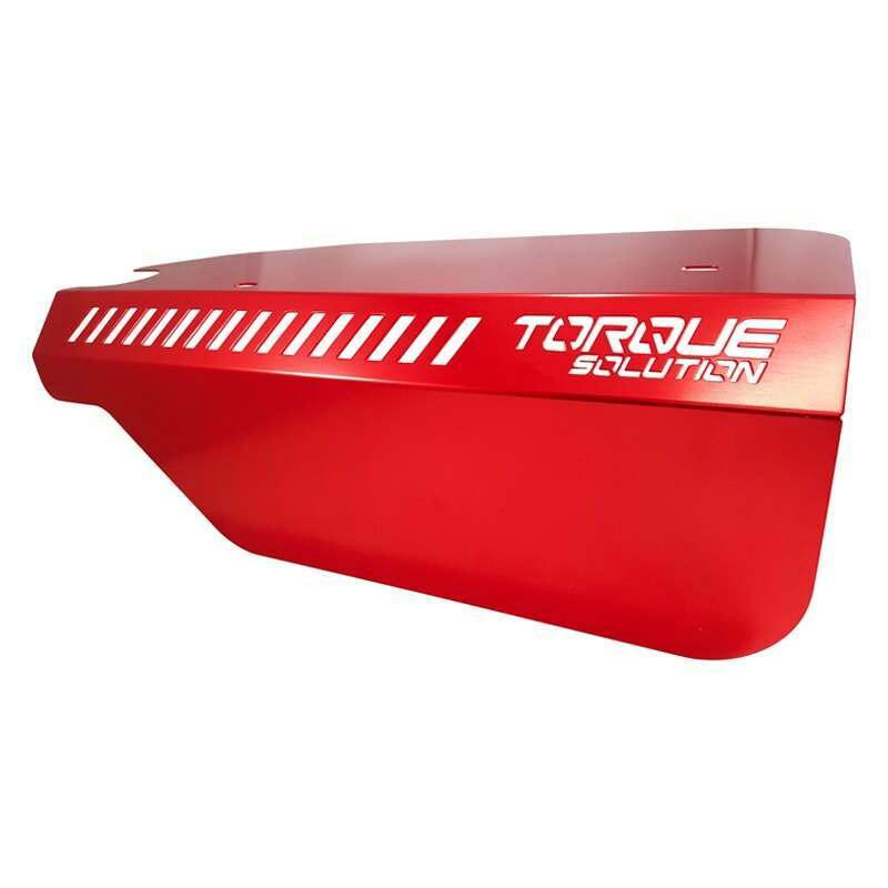 Torque Solution Engine Pulley Cover (Red): Subaru WRX 2015+ - TS-SU-289R