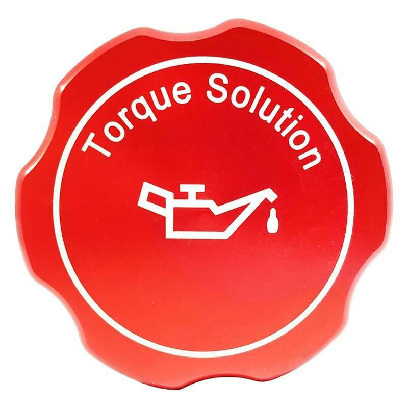 Torque Solution Billet Oil Cap (Red): Subaru Engines - TS-SU-313RD