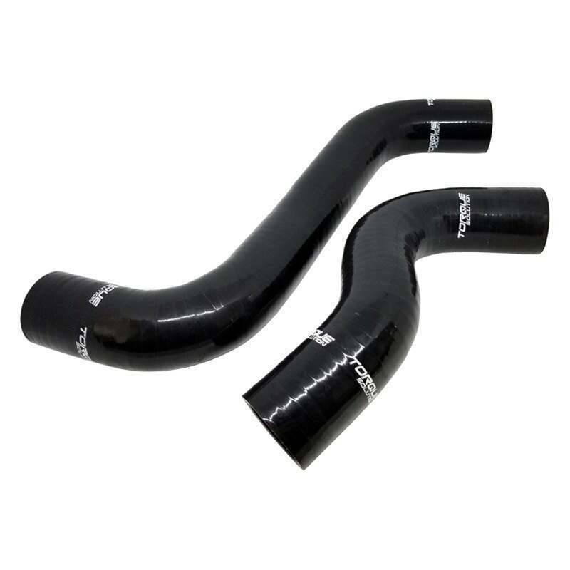 Torque Solution Silicone Radiator Hose Kit (Black): Subaru WRX 2015+ / Forester XT 2014+ - TS-SU-419BK