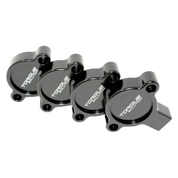 Torque Solution AVCS Cam Sensor Covers (Black): Subaru WRX 2015+ / BRZ / FR-S / GT86 / FA Engines - TS-SU-505BK