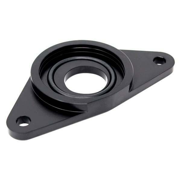 Torque Solution HKS BOV Adapter Flange (Black): Subaru WRX 02-07 / STI 04-19 - TS-SU-HKS-BK