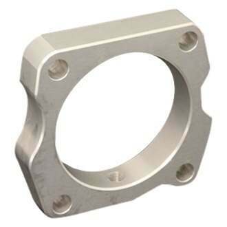 Torque Solution Throttle Body Spacer (Silver): Honda Pilot 2007-2014 - TS-TBS-003-8