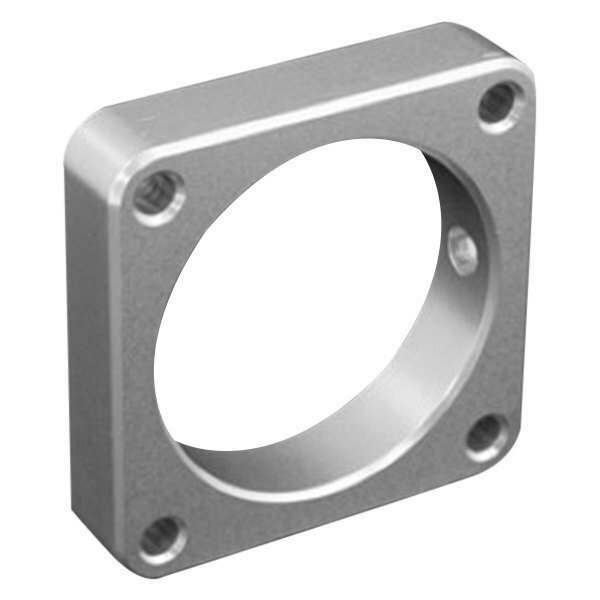 Torque Solution Throttle Body Spacer (Silver): Nissan Sentra SE-R Spec V 2007-2012 - TS-TBS-007