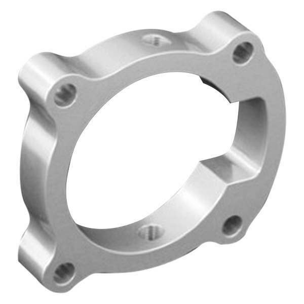 Torque Solution Throttle Body Spacer (Silver): Hyundai Genesis Coupe 2.0T 2010-2012 - TS-TBS-018