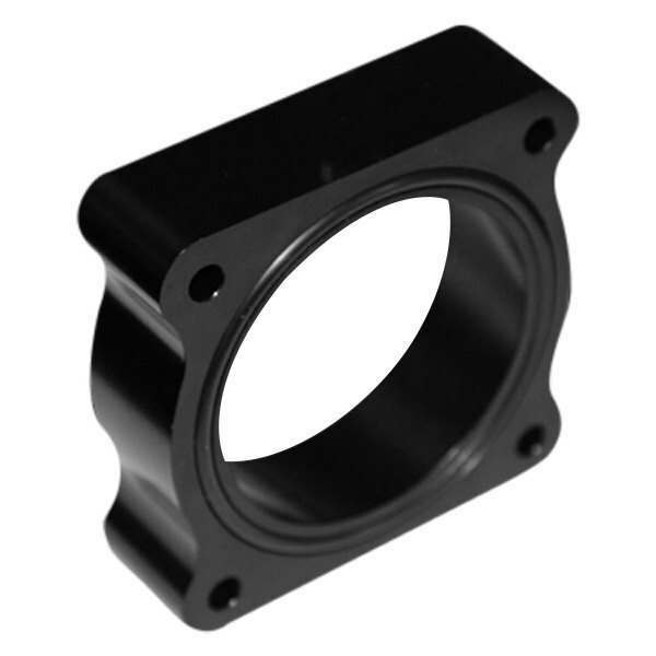 Torque Solution Throttle Body Spacer (Black): Ford Focus ST 2013+ - TS-TBS-022B