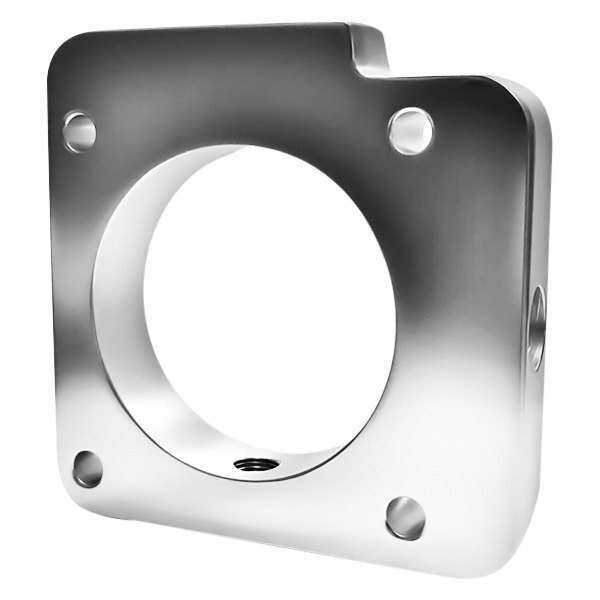 Torque Solution Throttle Body Spacer (Silver): Subaru WRX 2006-2014 / STI 2004-2021 - TS-TBS-027