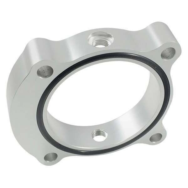 Torque Solution Throttle Body Spacer (Silver): Hyundai Sonata 2.0T - TS-TBS-029-2