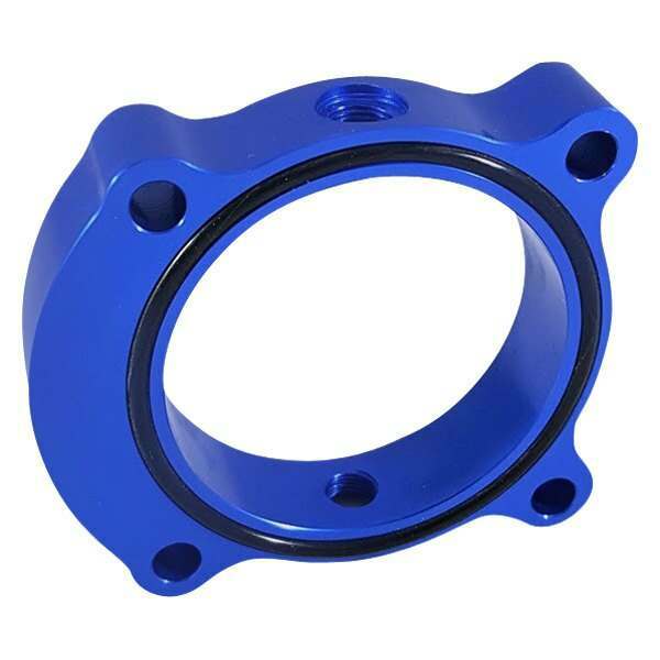 Torque Solution Throttle Body Spacer (Blue): Hyundai Sonata 2.0T - TS-TBS-029BU-2