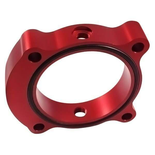 Torque Solution Throttle Body Spacer (Red): Hyundai Genesis Coupe 2.0T 2013+ - TS-TBS-029R