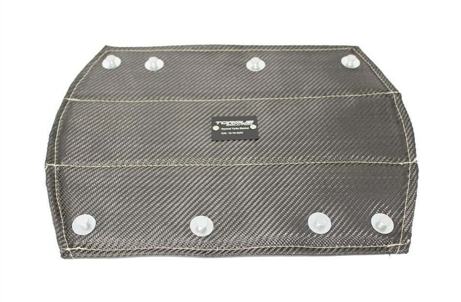 Torque Solution Thermal Uppipe Blanket (Carbon): Subaru EJ20/EJ25 - TS-TH-SUPC