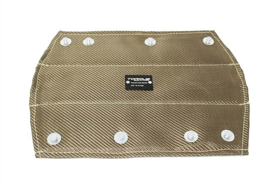 Torque Solution Thermal Uppipe Blanket (Volcanic Rock): Subaru EJ20/EJ25 - TS-TH-SUPL